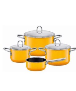 Bộ nồi Silit Passion 4 chiếc vàng (3 nồi 1 quánh)