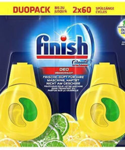Tinh dầu treo khử mùi máy rửa bát Finish Deo Citrus & Limette - Duo Pack ( SET 2 CÁI )