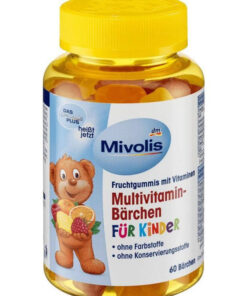 Kẹo Gấu Bổ Sung Vitamin Tổng Hợp Cho Trẻ Vị Trái Cây, 60 Viên