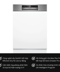 Máy Rửa Bát Bosch SMI8TCS01E Series 8 Bán Âm