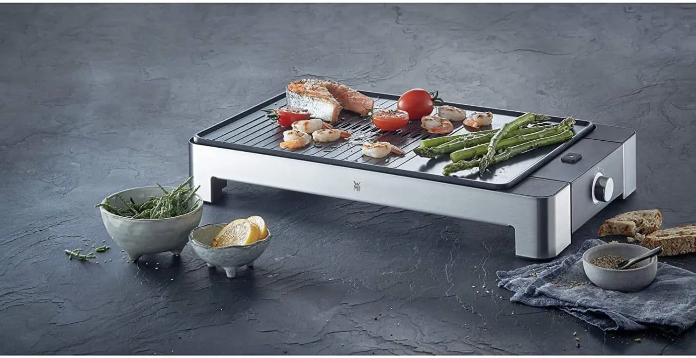 Bếp nướng điện WMF Lono Tischgrill Flach & Gerippt 9 Bếp Nướng Điện WMF Lono Tischgrill Flach & Gerippt