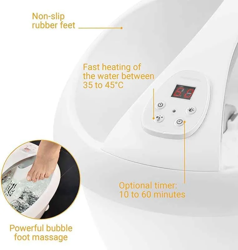 Bồn Ngâm Chân Medisana FS 888 Premium Foot Spa 14 Bồn Ngâm Chân Medisana FS 888 Premium Foot Spa