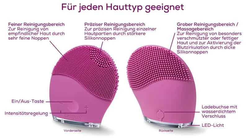 Máy Rửa Mặt Beurer FC49 Kèm Massage 7 may rua nat beurer fc49 descr 01 Gia Dụng Đức Sài Gòn